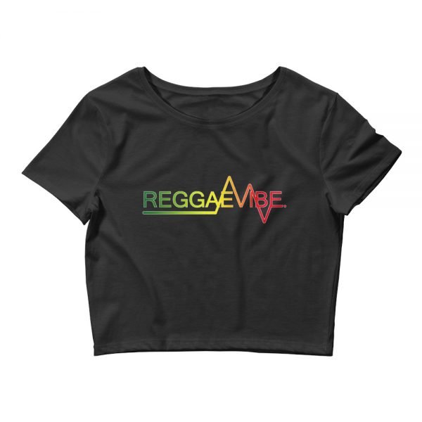 Reggae Vibe Women’s Crop Tee - Image 2