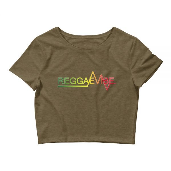 Reggae Vibe Women’s Crop Tee - Image 3