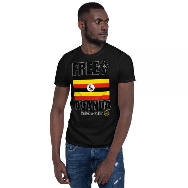 Free Uganda Short-Sleeve Unisex T-Shirt - Image 2