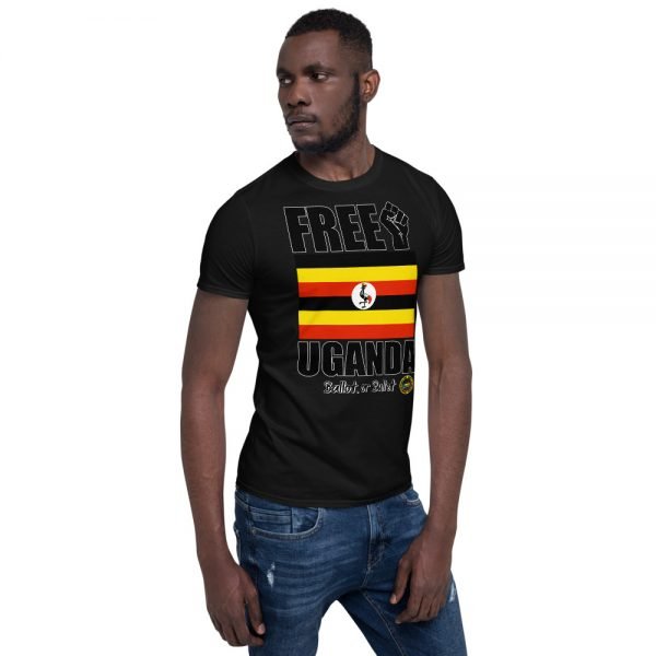 Free Uganda Short-Sleeve Unisex T-Shirt - Image 3