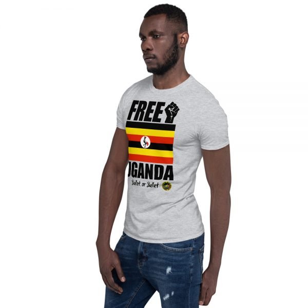 Free Uganda Short-Sleeve Unisex T-Shirt - Image 12