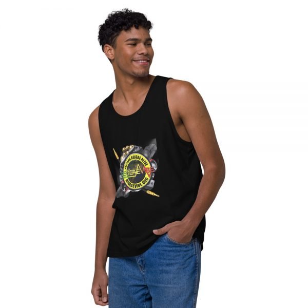 Reggae Vibe Men’s premium tank top - Image 3