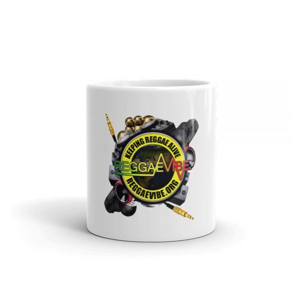 Reggae Vibe White glossy mug