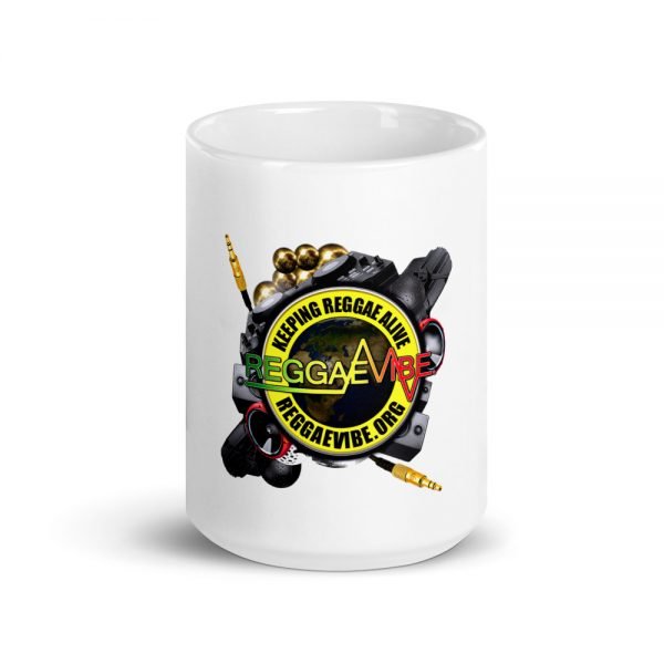 Reggae Vibe White glossy mug - Image 6