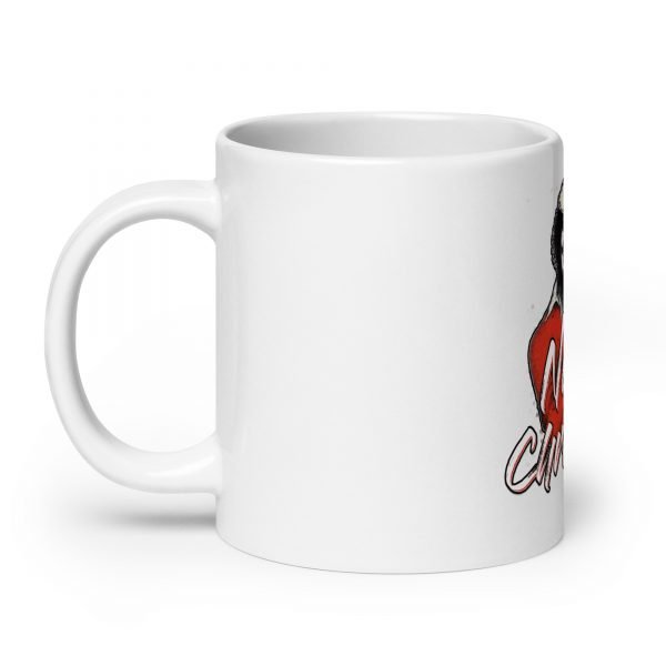 Natty Christmas White Glossy Mug - Image 8