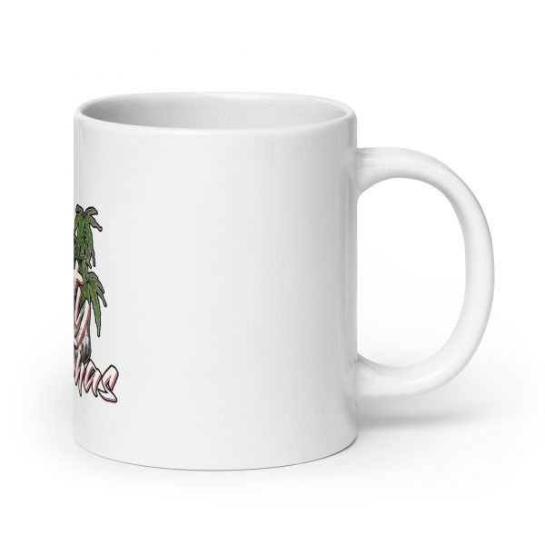 Natty Christmas White Glossy Mug - Image 7