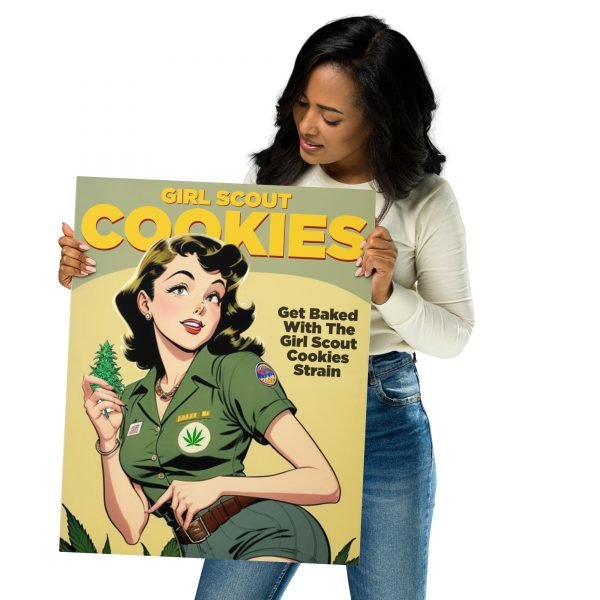 Girl Scout Cookie Strain Vintage Style Metal prints - Image 4