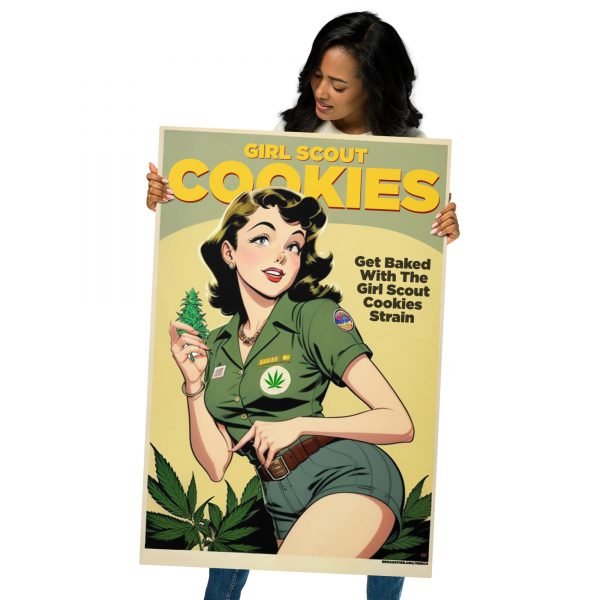 Girl Scout Cookie Strain Vintage Style Metal prints - Image 6