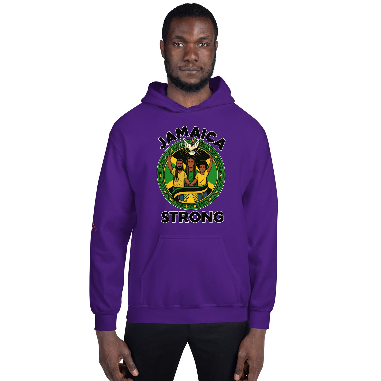 Jamaica Strong Unisex Hoodie - Image 7
